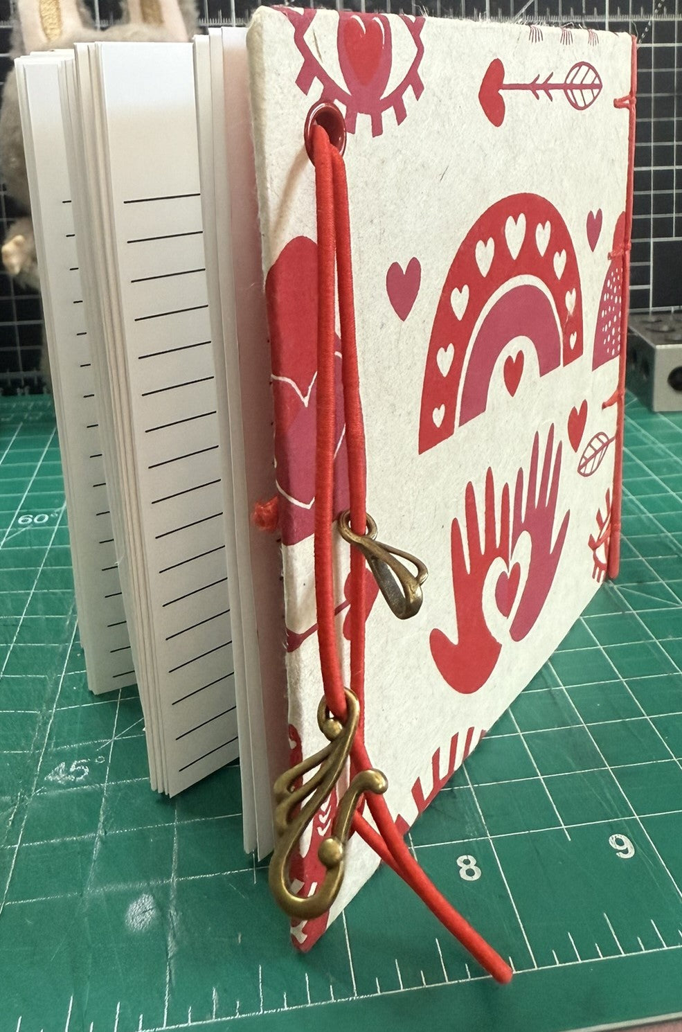 Red and White Boho