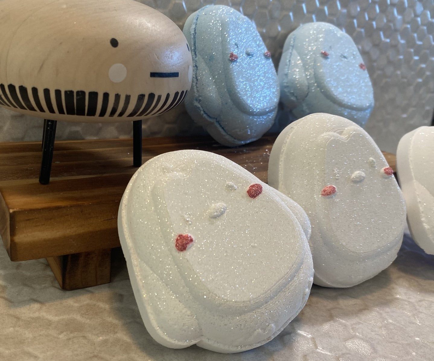 Sparkling Penguin Bath Bombs!