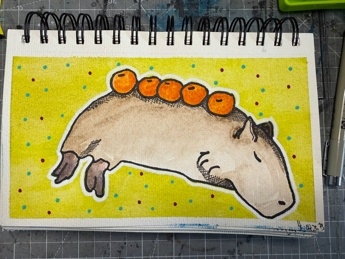 Waterproof Animal Stickers – 3" Glossy Vinyl | Original Watercolor Art | Capybara, Angler Fish, Goose, Chihuahua, Rooster, Dumbo Octopus