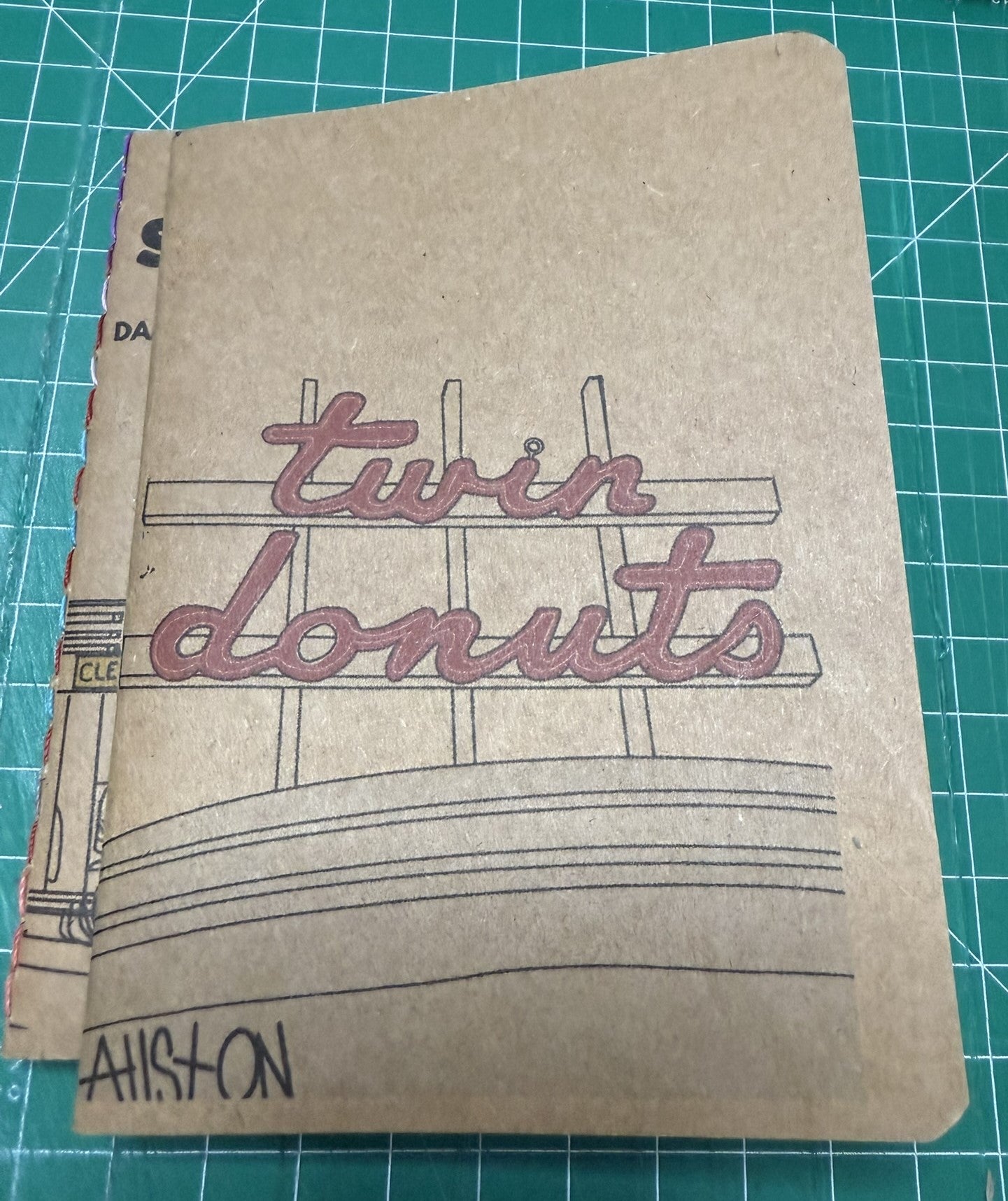 Soft Cover Notebook - Boston Icons