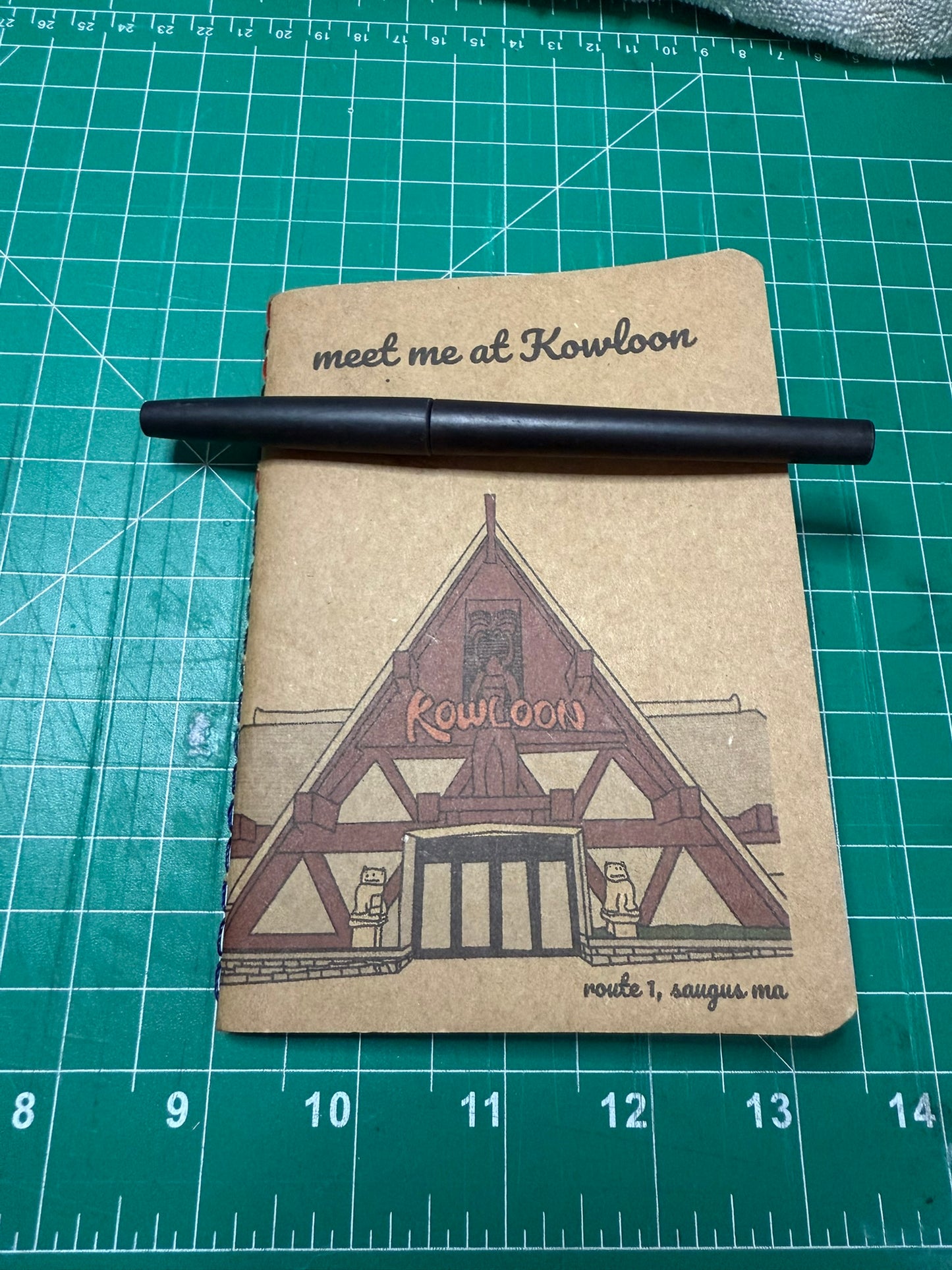 Soft Cover Notebook - Boston Icons