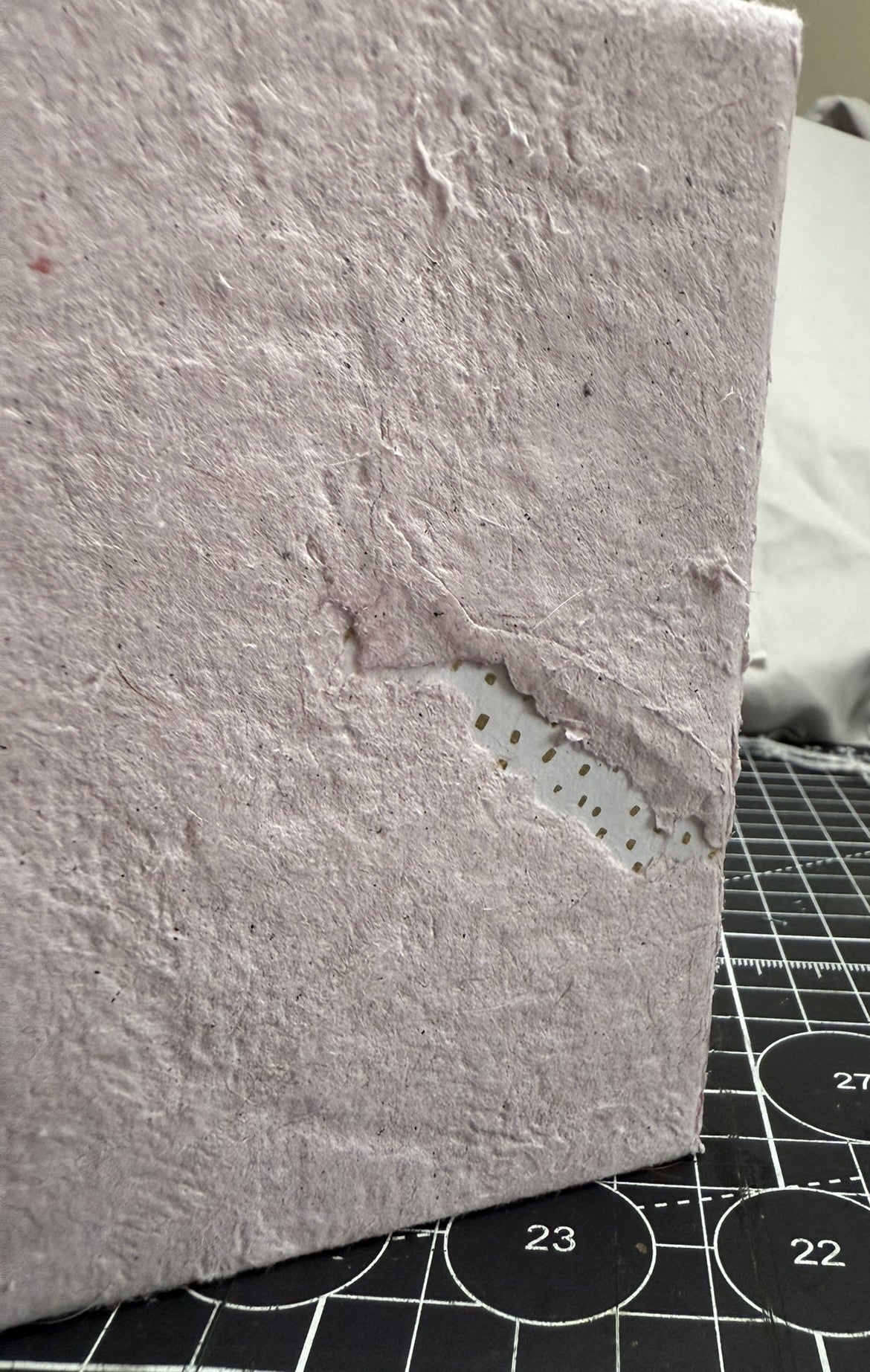 Handmade Paper - Pink ooak
