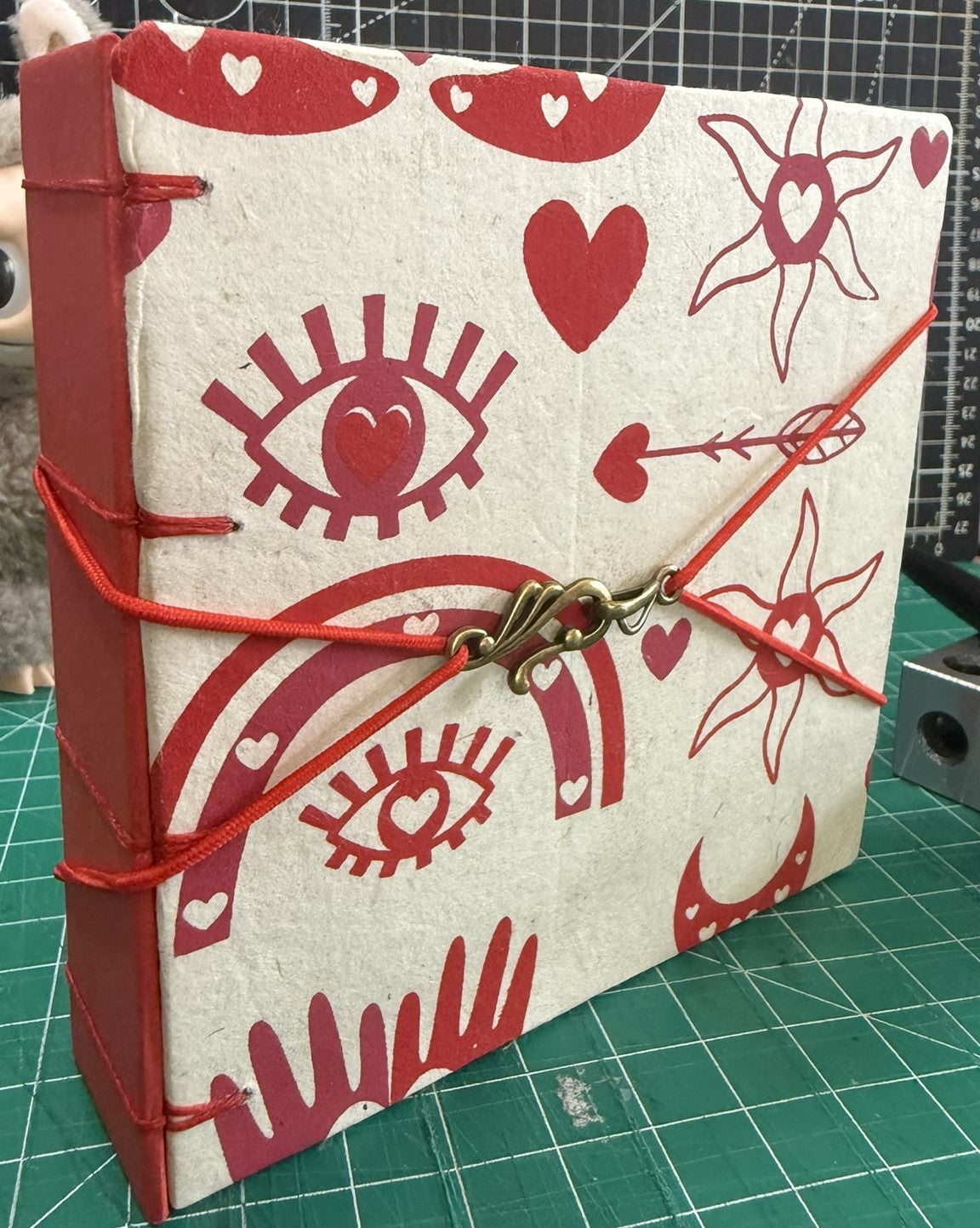 Red and White Boho