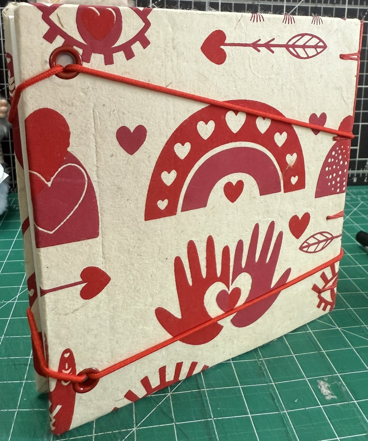 Red and White Boho