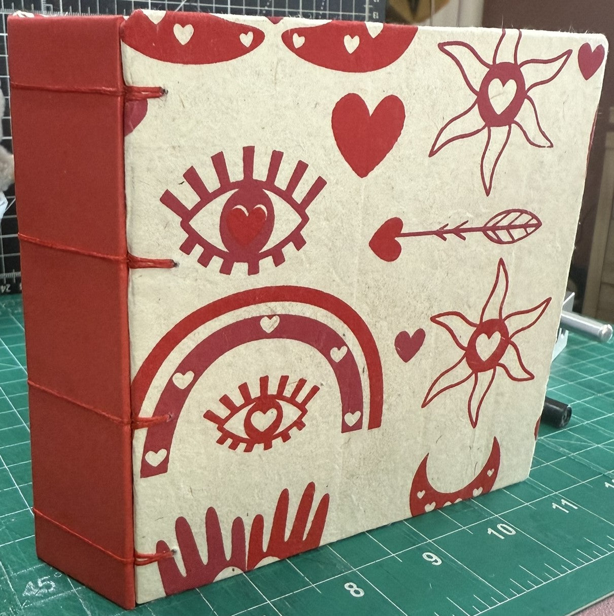 Red and White Boho