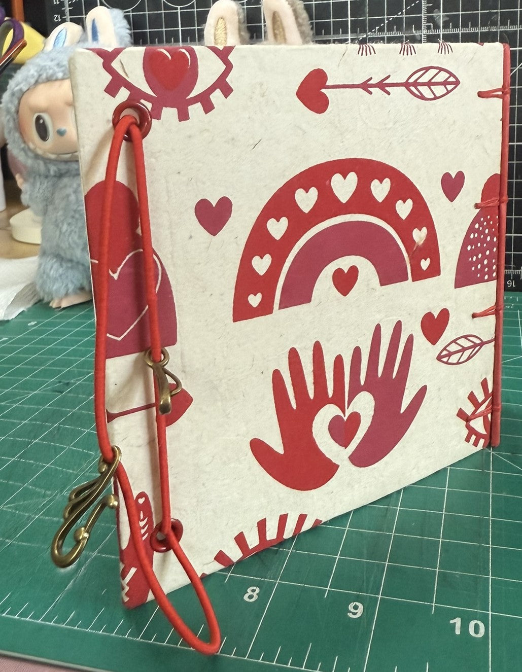 Red and White Boho