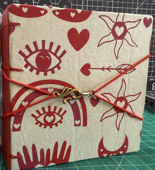Red and White Boho