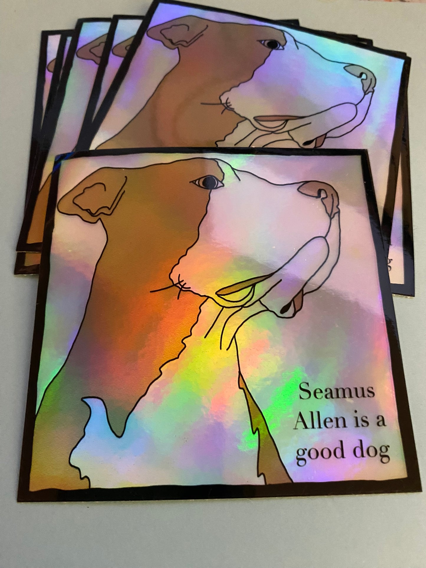 Seamus Allen Holographic Stickers