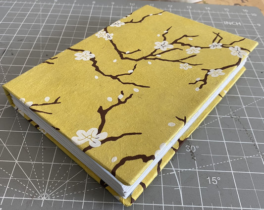 Yellow Cherry Blossom Journal