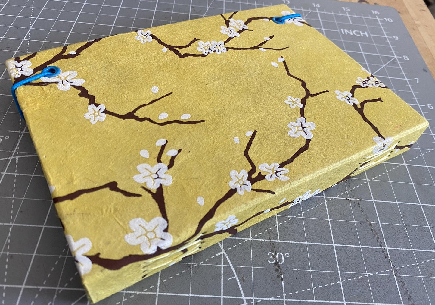 Yellow Cherry Blossom Journal