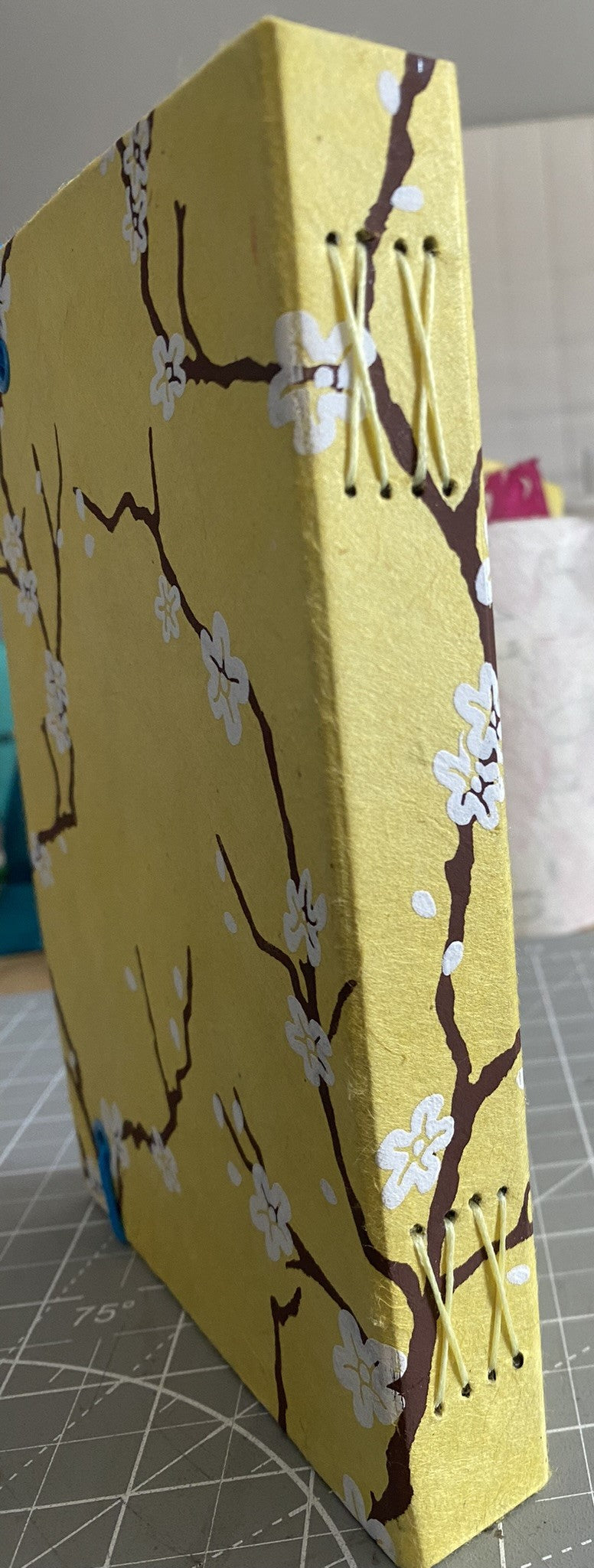 Yellow Cherry Blossom Journal