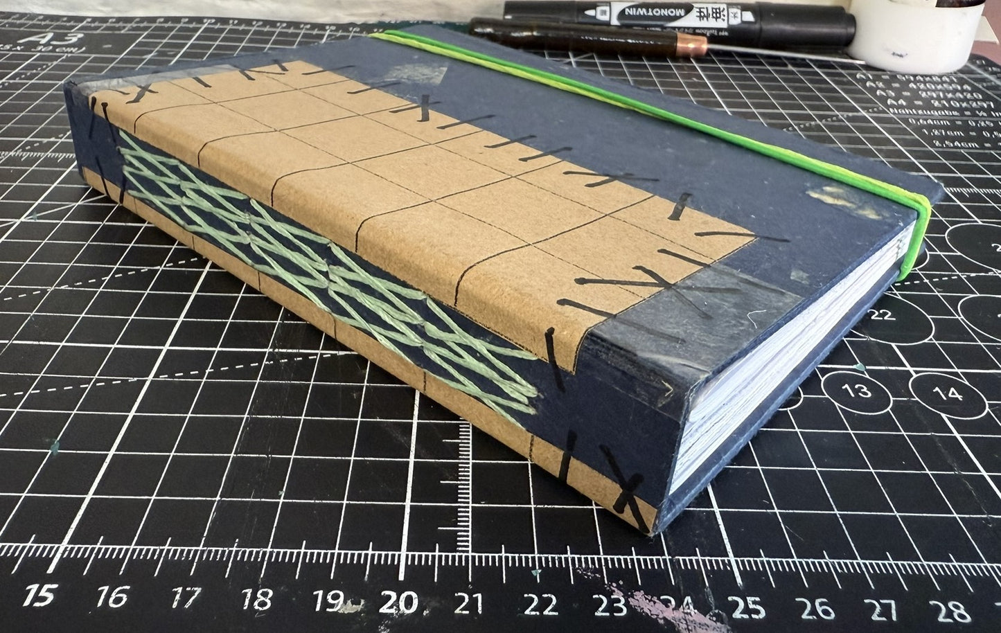Pressed Leaves, Patched Covers, and Peaceful Greens
