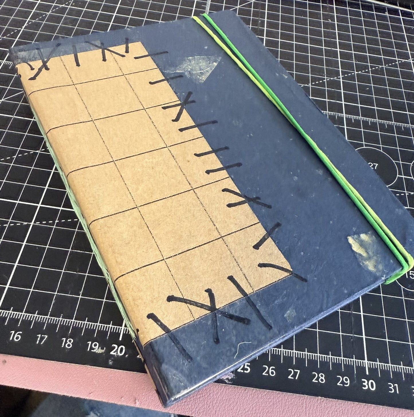Pressed Leaves, Patched Covers, and Peaceful Greens