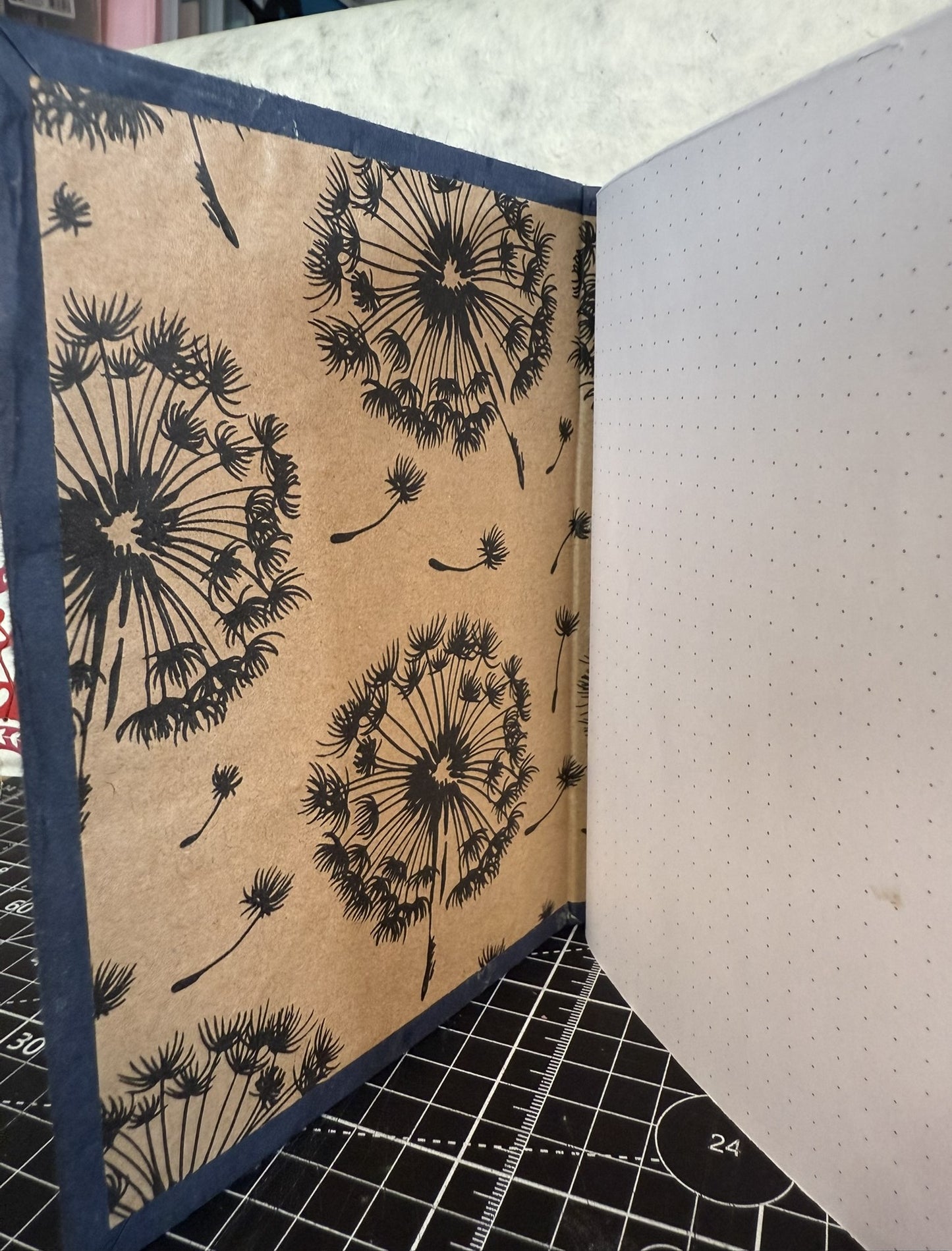 Pressed Leaves, Patched Covers, and Peaceful Greens